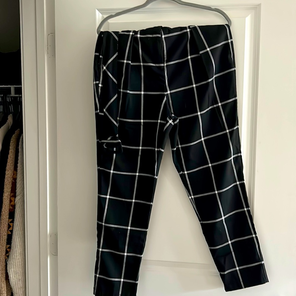 Dress pants with matching belt